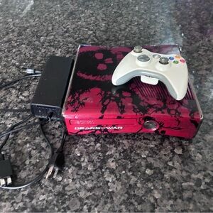 Xbox 360 Gears of War Edition Console Bundle w/ Controller + Power Supply